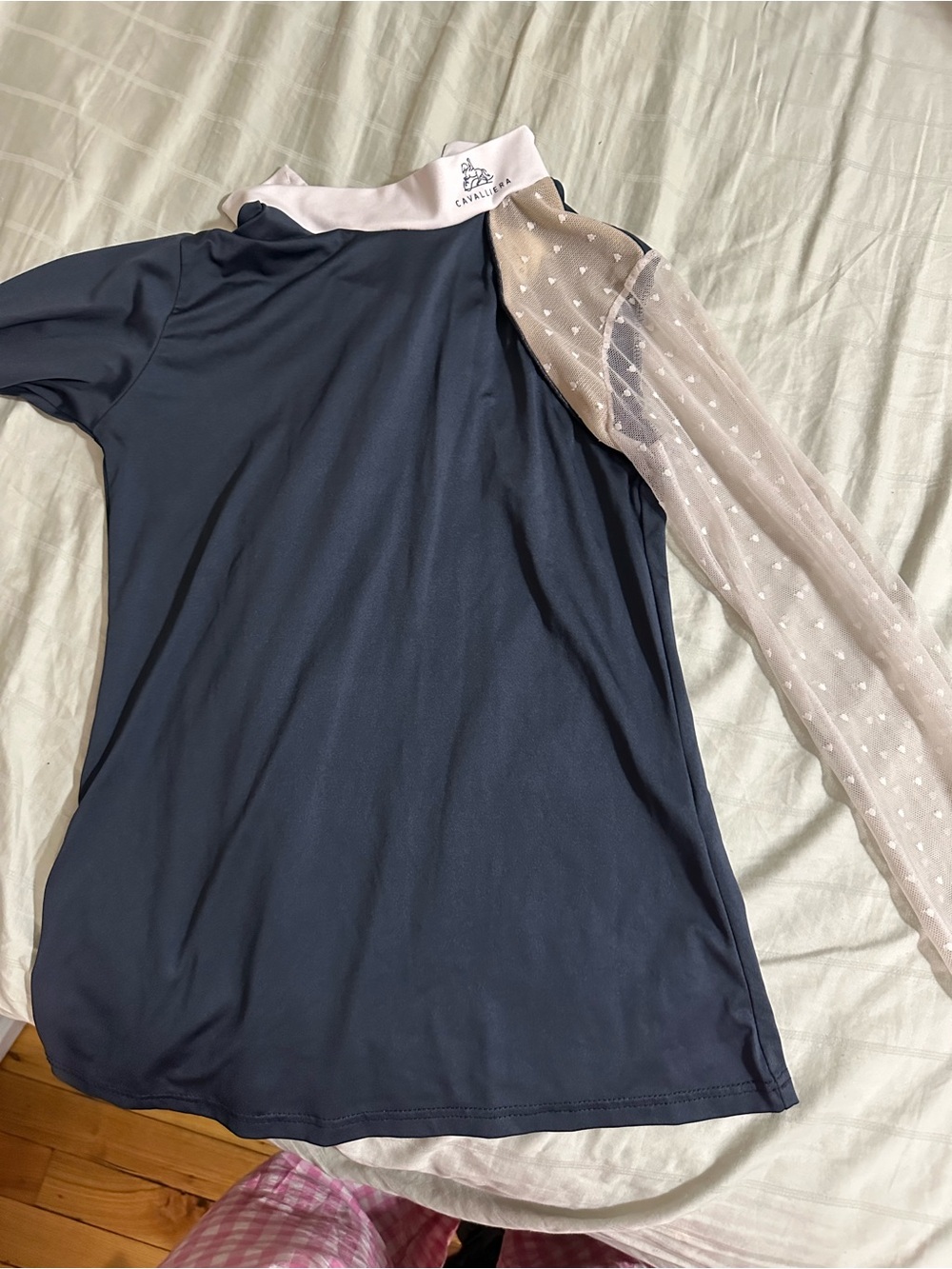 Cavalliera navy blue top equine